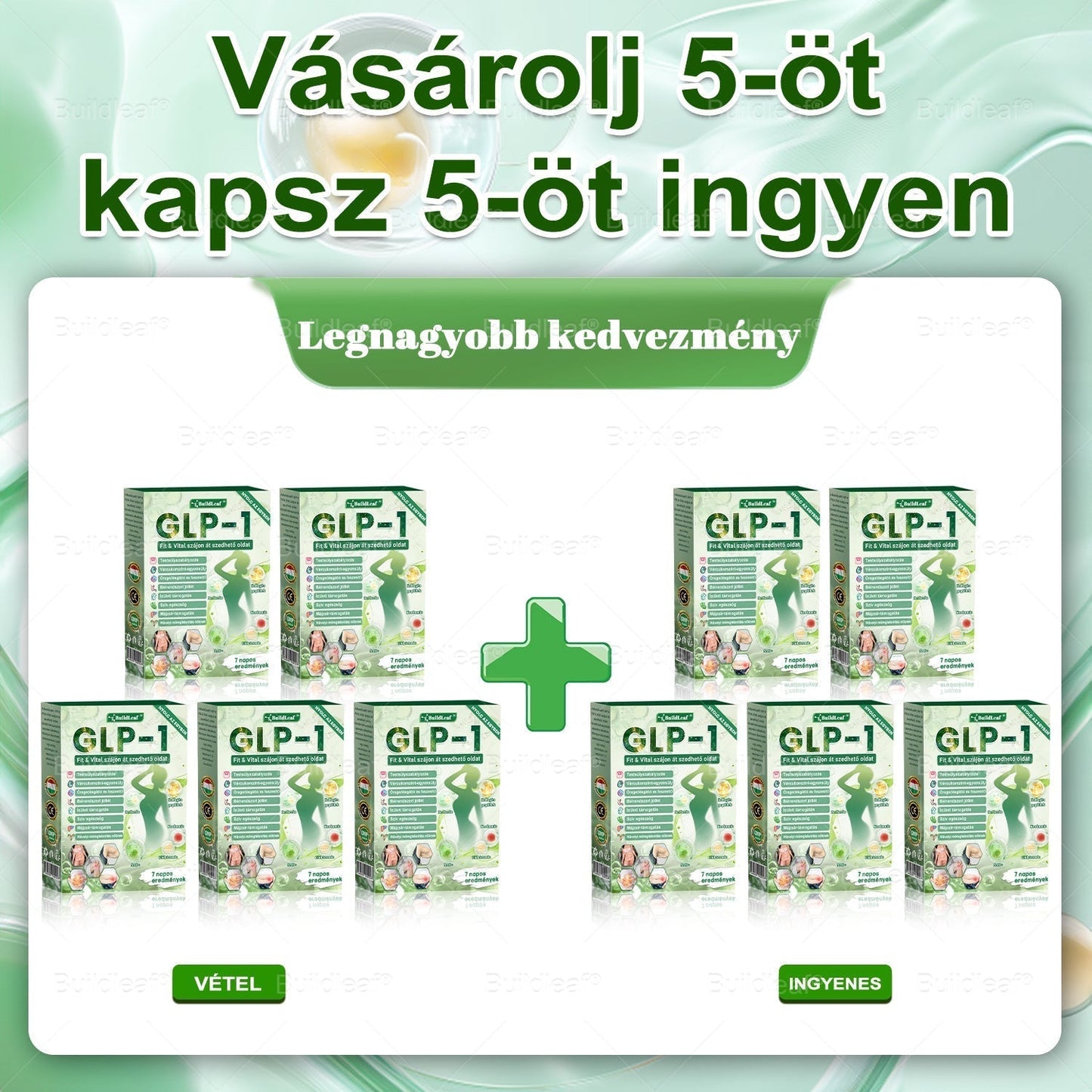 🌱BuildLeaf® Berberine GLP-1 Pro Súlycsökkentő Szájon át szedhető oldat segíthet a makacs súlytöbblet, anyagcsere- és energiaproblémák kezelésében, támogatva a jobb közérzetet és vitalitást