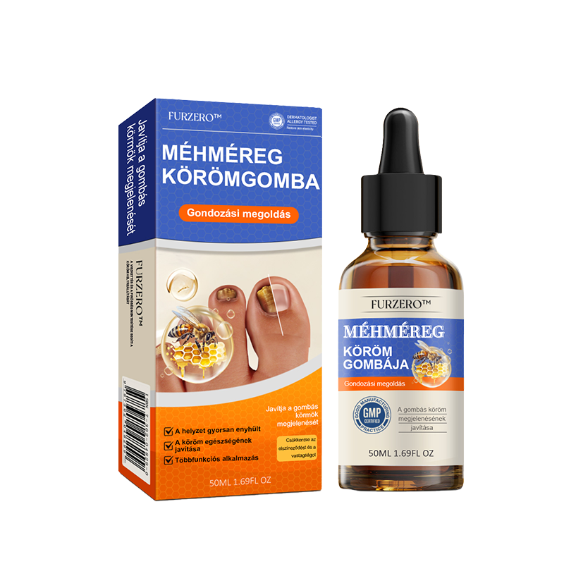🐝Furzero™Méhméreg Körömgomba Kezelőoldat: Teljes megoldás a körömgomba problémájára🌟👣👣